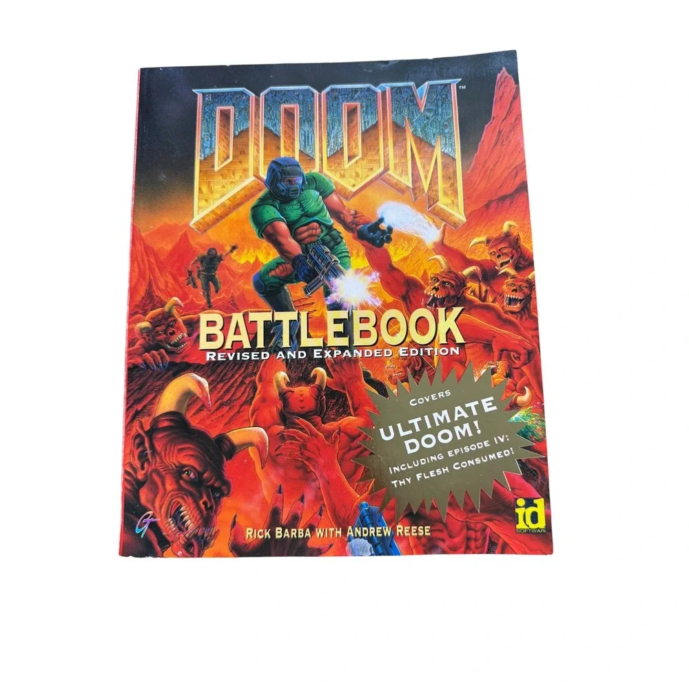 Doom Battlebook Revised Expanded Edition Strategy Guide Ultimate Doom Prima 1995